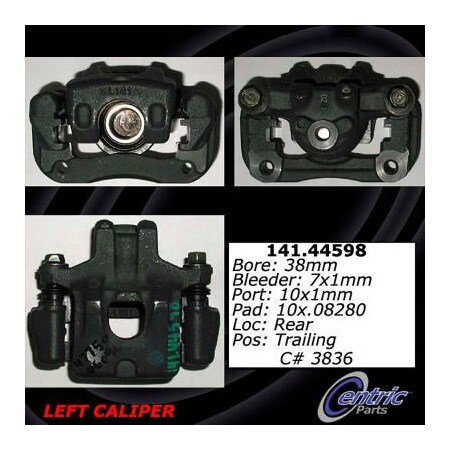 Centric Posi Quiet Loaded Caliper , Posi Quiet 142.44597